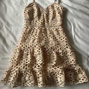 NWOT Just Me Pink Mini Dress